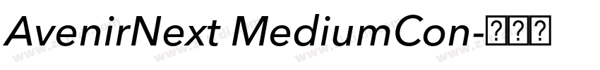AvenirNext MediumCon字体转换 AvenirNext MediumCon字体转换